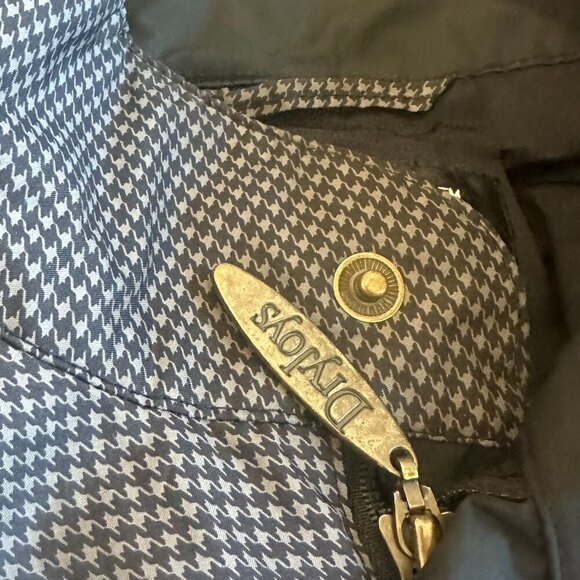 DryJoys by FootJoy Grey Black Houndstooth Windbreaker Jacket Size XL Men's - Picture 11 of 13